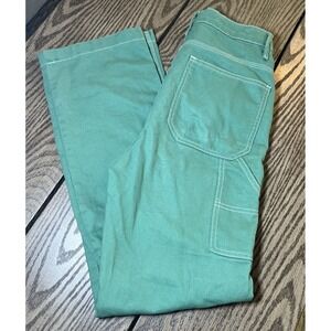 S.O.N.G. Boyfriend Jeans 90s Carpenter Cargo Girls Size 3/26 Button‎ Fly